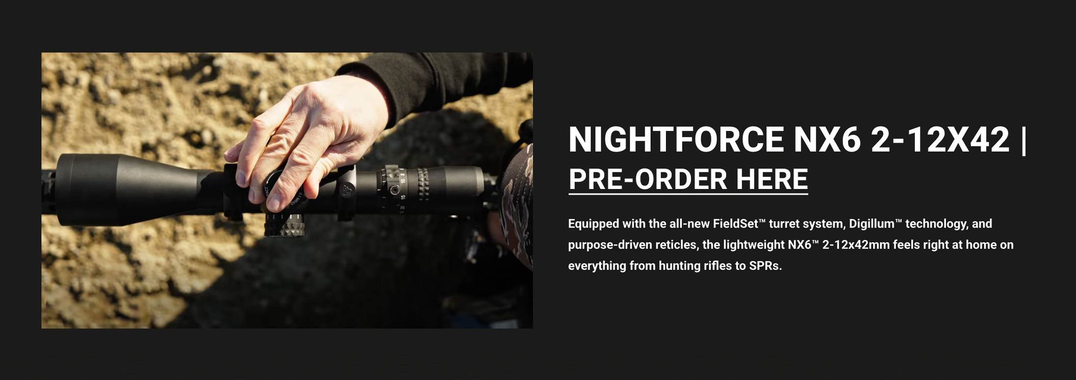 Nightforce NX6 2-12x42