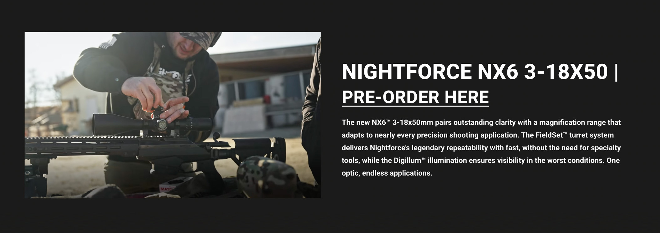 Nightforce NX6 3-18x50